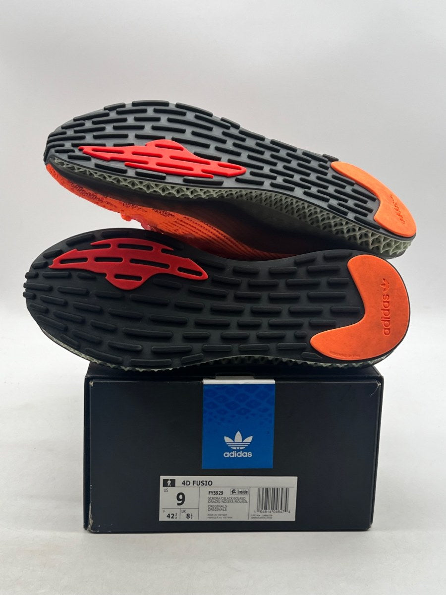adidas 4D Fusio Screaming Orange 9 (Lightly Worn Pre-Owned) - Image 8