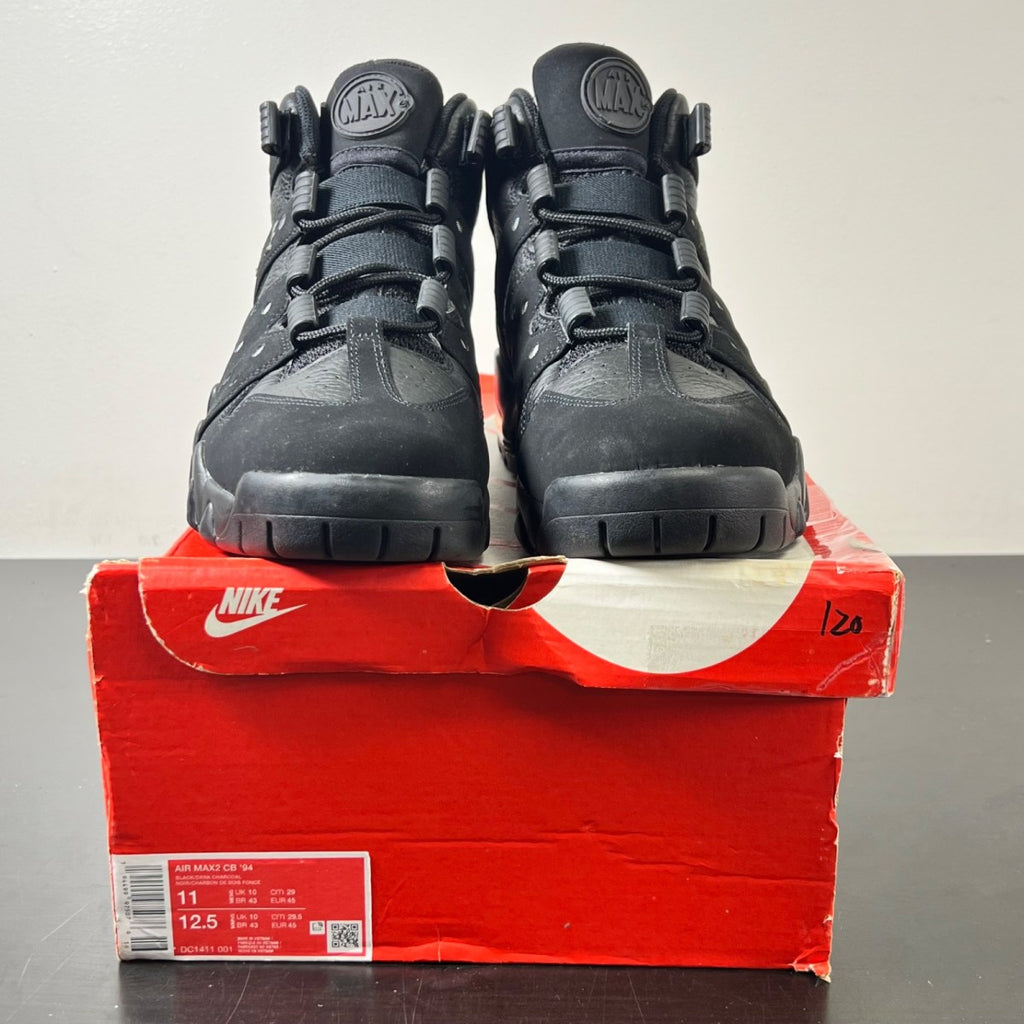 Nike Air Max 2 CB '94 Triple Black 11 (Lightly Worn Pre-Owned)NikeBlack/Black-Black - Image 2