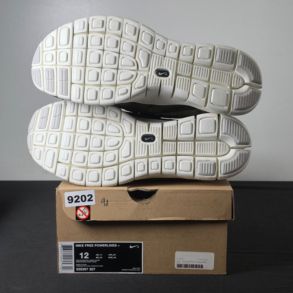 Nike Free Powerlines Black-Cargo Khaki (Size 12) - Image 5