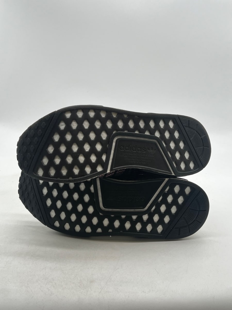 adidas NMD R1 STLT Black Grey Solar Pink 13 (Lightly Worn Pre-Owned) - Image 7