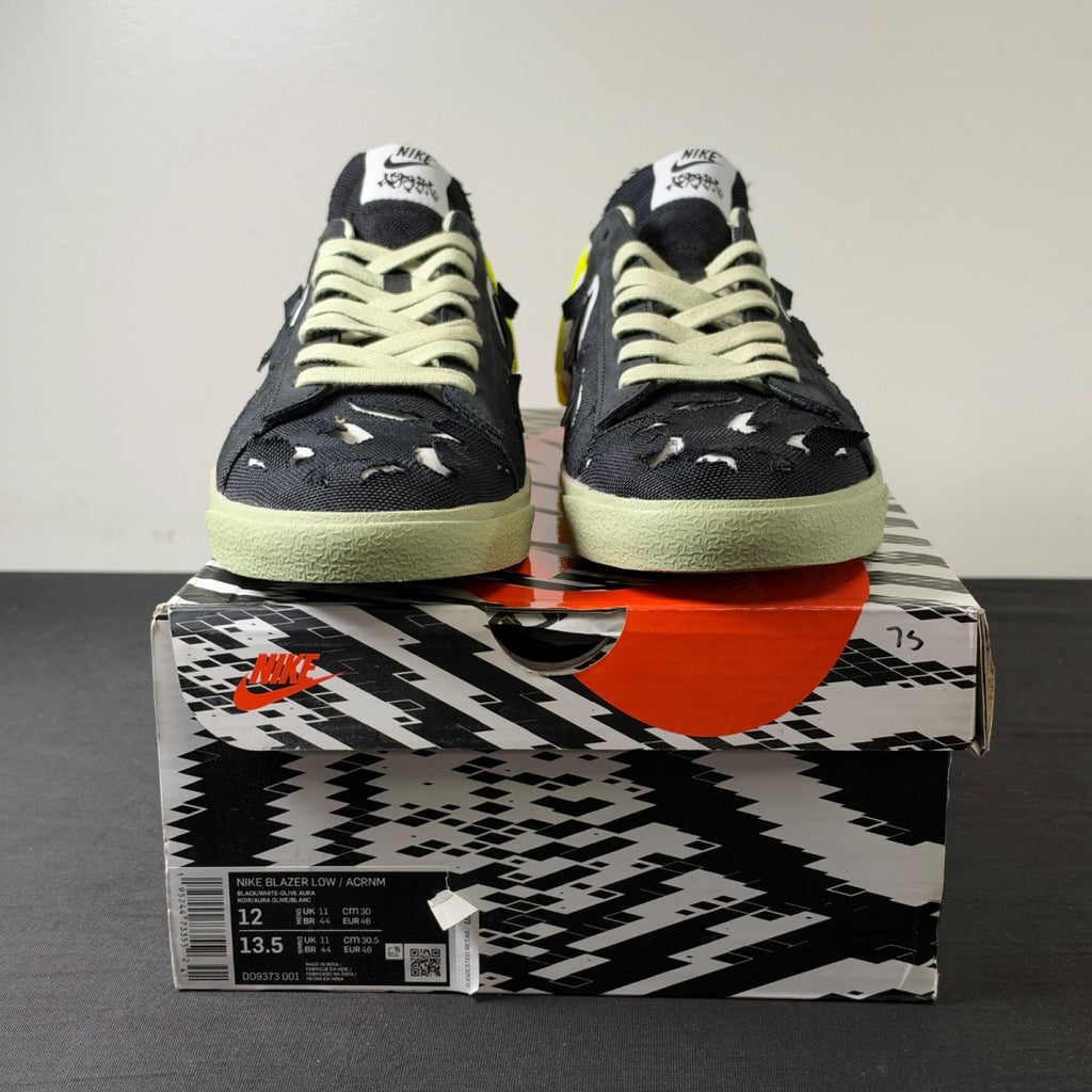 Nike Blazer Low Acronym Black Olive Aura (Size 12) - Image 2
