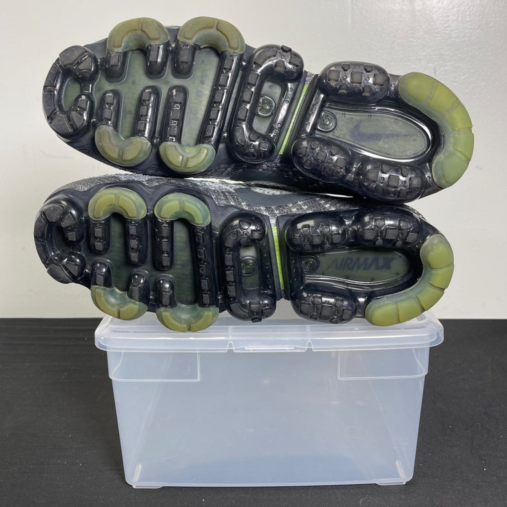 Nike Air VaporMax Grey Neon 9.5 (Moderately Worn Pre-Owned)NikePure Platinum/Anthracite-White-Dark Grey - Image 5