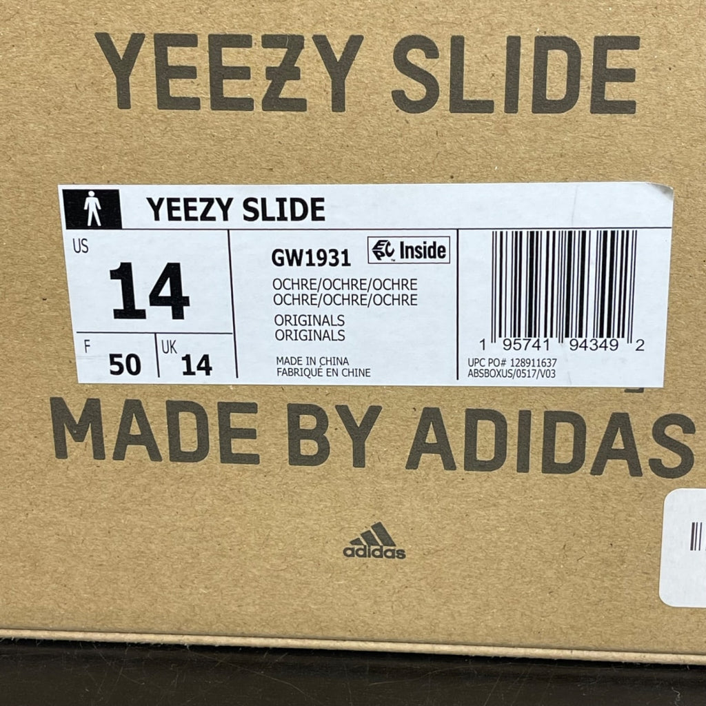 adidas Yeezy Slide Ochre 14 (Moderately Worn Pre-Owned)adidasOchre/Ochre/Ochre - Image 7