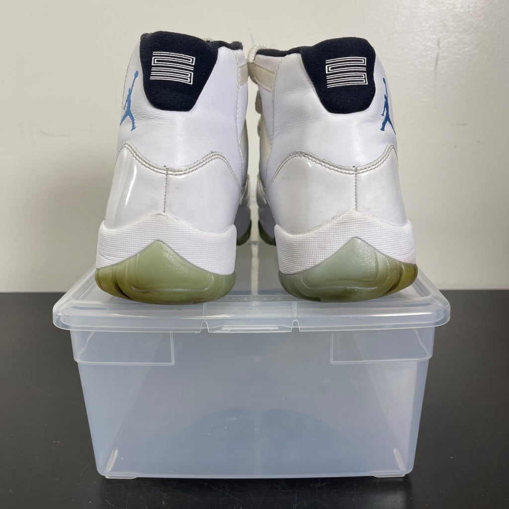 Jordan 11 Retro Legend Blue (2014) 12 (Moderately Worn Pre-Owned)JordanWhite/Black-Legend Blue - Image 4