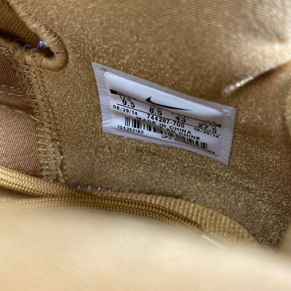 Nike LeBron 12 EXT Wheat 9.5 (Moderately Worn Pre-Owned)NikeWheat/Metallic Gold - Image 6