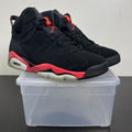 Jordan 6 Retro Infrared Salesman 10 (Moderately Worn Pre-Owned)JordanBlack/Infrared - Image 1
