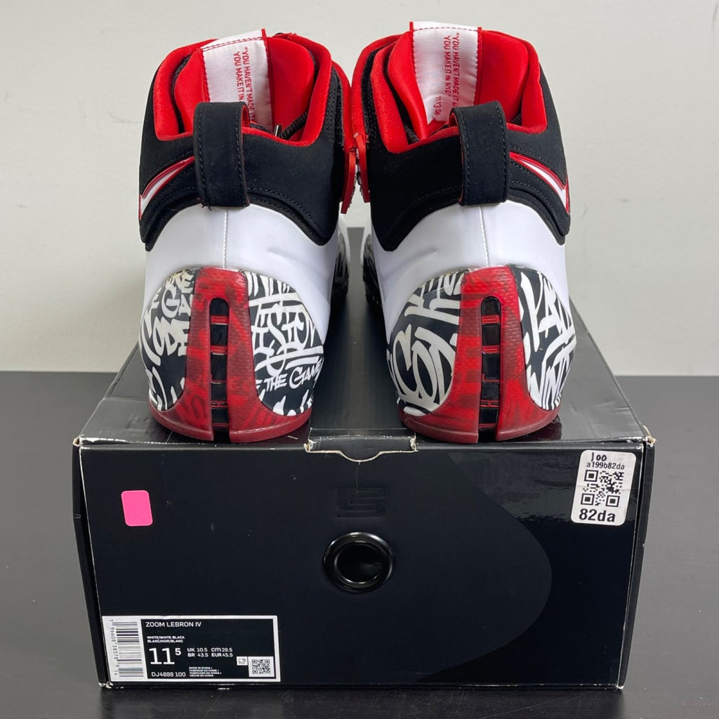 Nike Zoom LeBron 4 'Graffiti' 2023 11.5 (Moderately Worn Pre-Owned)Nike - Image 3