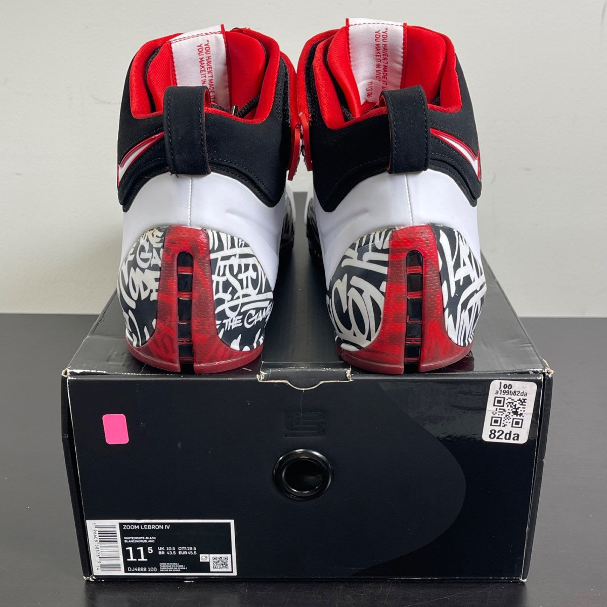 Nike Zoom LeBron 4 'Graffiti' 2023 11.5 (Moderately Worn Pre-Owned)Nike - Image 3