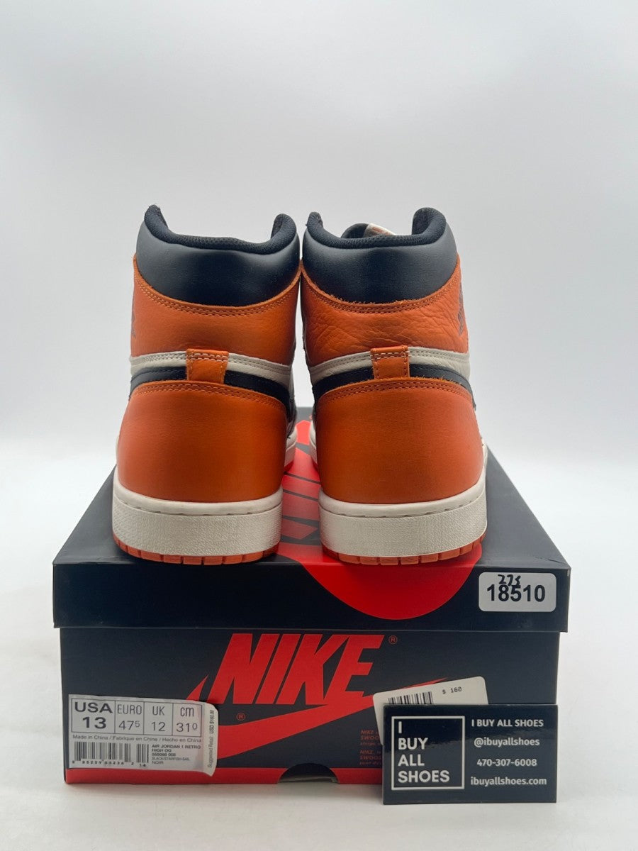 Jordan 1 Retro Shattered Backboard 13 (Lightly Worn Pre-Owned) - Image 3