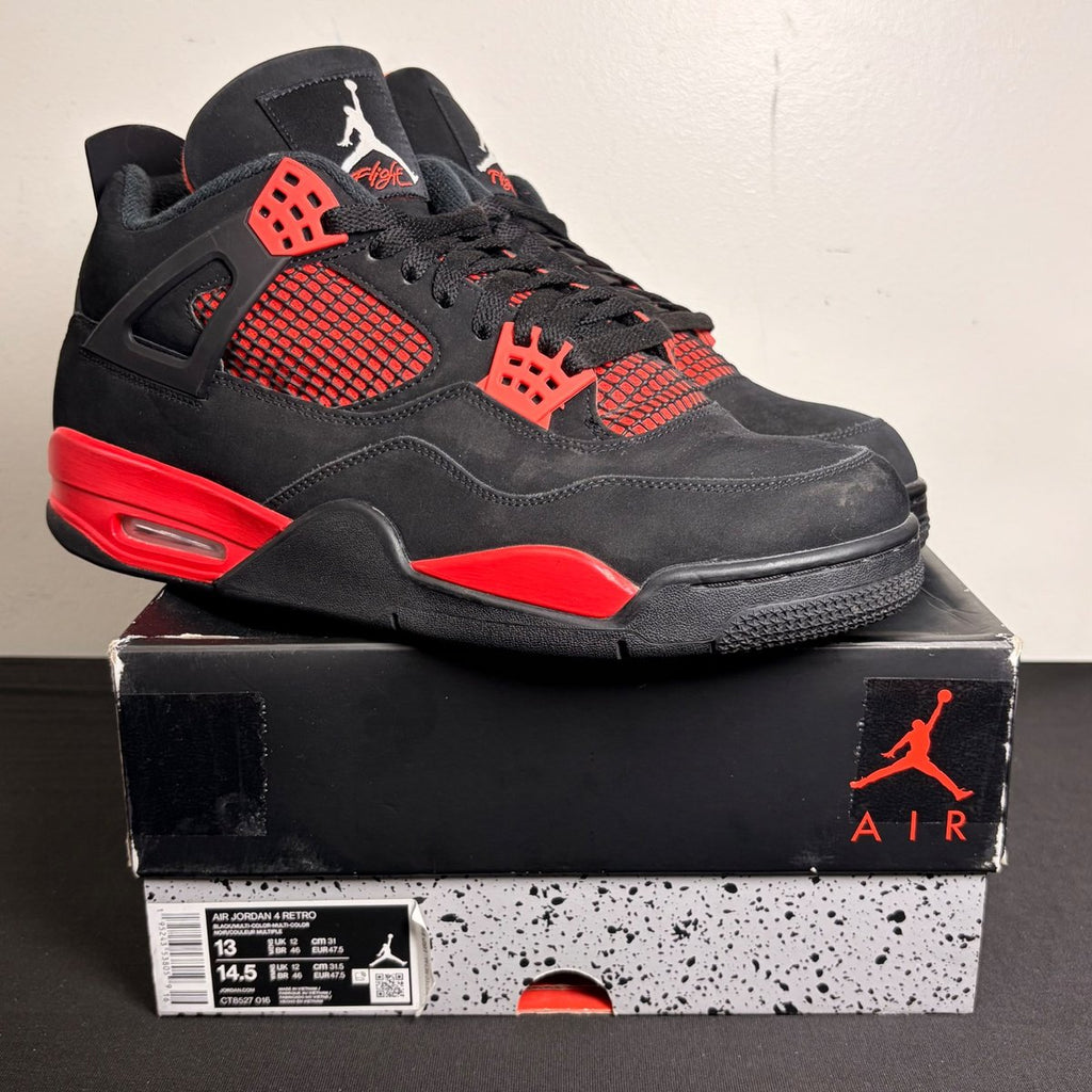 Jordan 4 Retro Red Thunder (Size 13) - aux