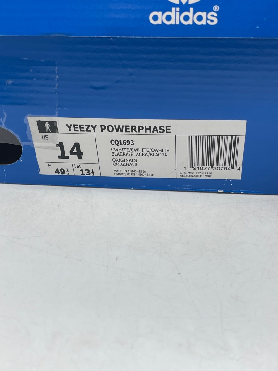 adidas Yeezy Powerphase Calabasas Core White 14 (Moderately Worn Pre-Owned) - Image 9