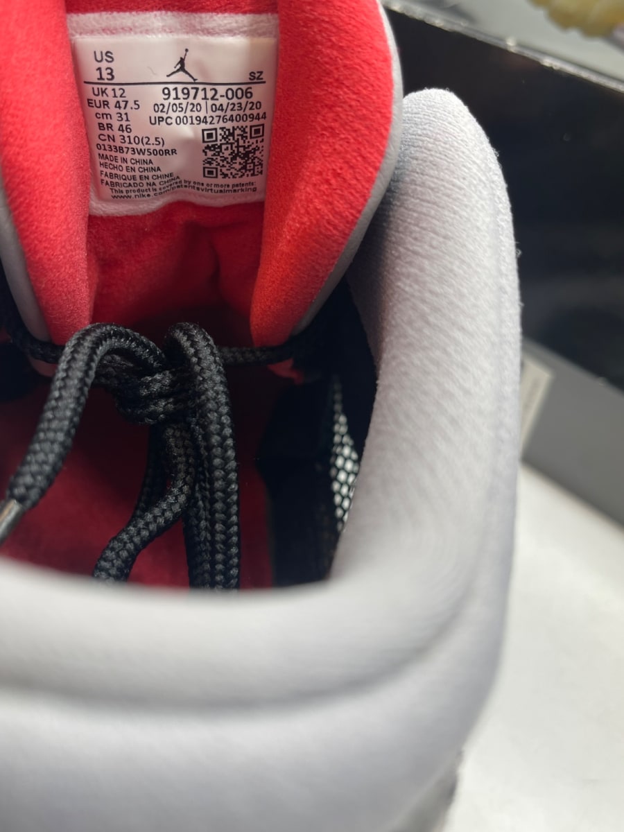 Jordan 11 Retro Low IE Black Cement 13 (Moderately Worn Pre-Owned) - Image 8