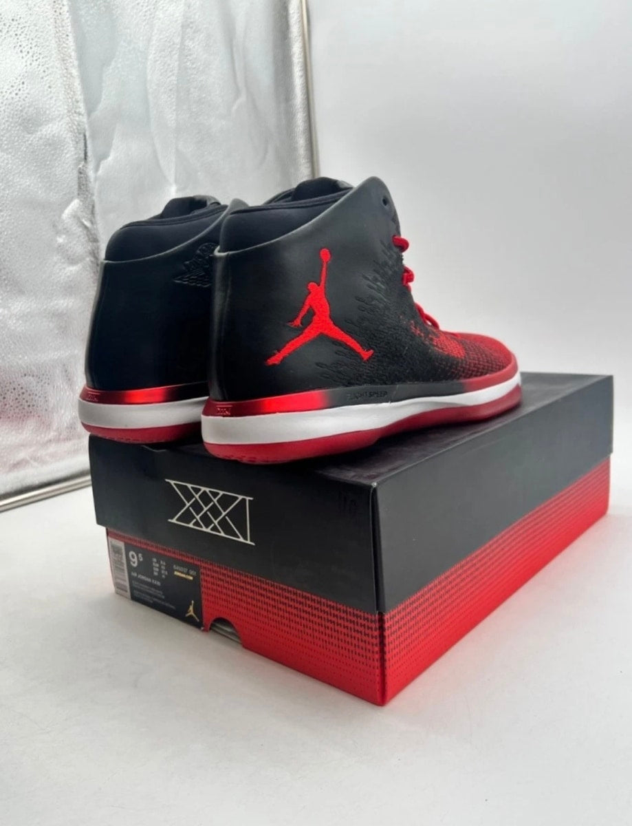 Jordan XXX1 Banned 9.5 (Lightly Worn Pre-Owned)JordanBlack/White/University Red - Image 5