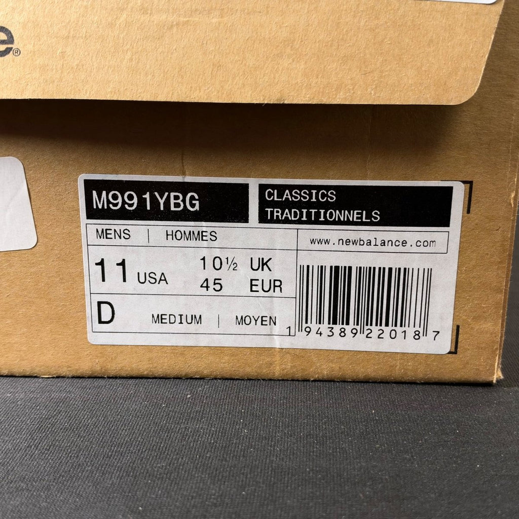 New Balance 991 Yellow Blue (Size 11) - aux