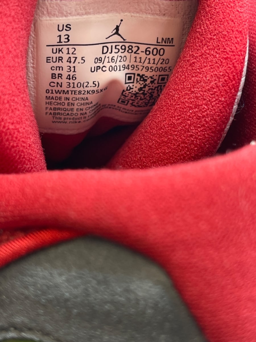 Jordan 13 Retro Gym Red Flint Grey 13 (Moderately Worn Pre-Owned) - Image 8