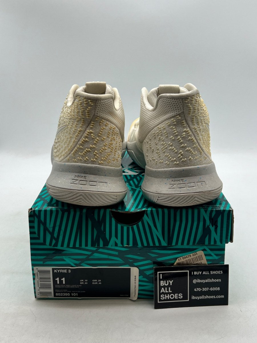Nike Kyrie 3 Ivory 11 (Moderately Worn Pre-Owned) - Image 3
