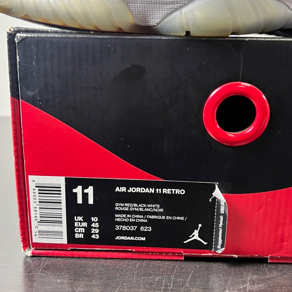 Jordan 11 Retro Win Like 96 11 (Lightly Worn Pre-Owned)JordanGym Red/Black-White - Image 4