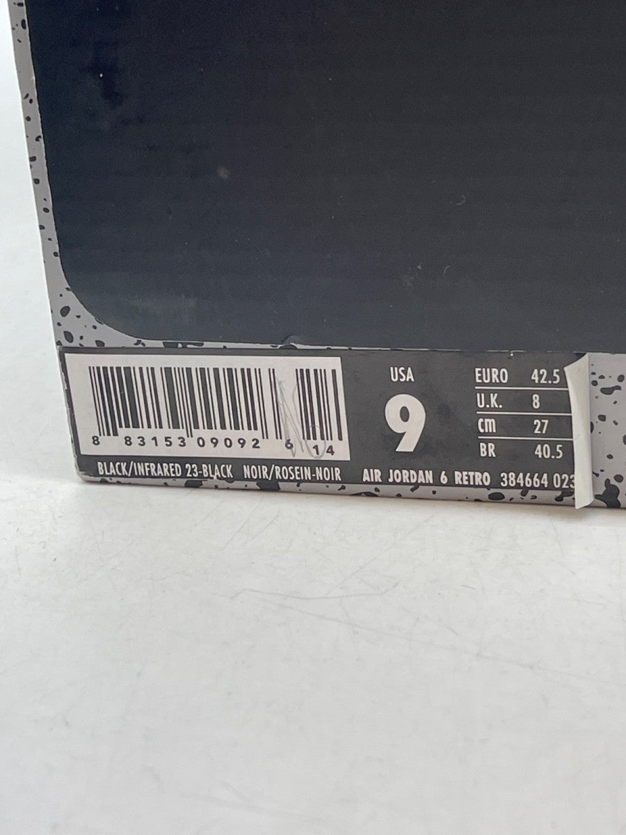 Jordan 6 Retro Infrared Black (2014) 9 (Moderately Worn Pre-Owned) - Image 9