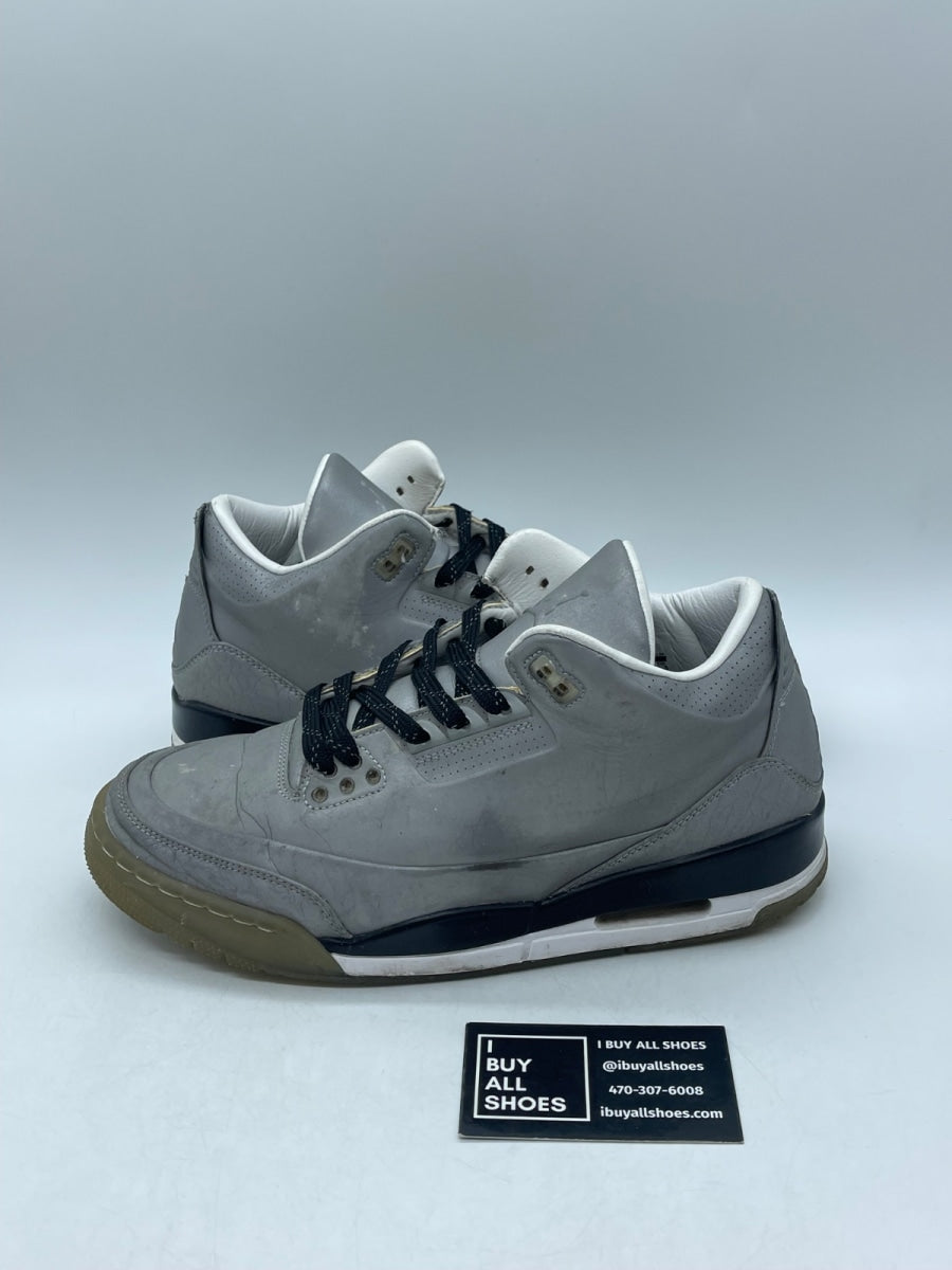 Jordan 3 Retro 5Lab3 Silver 8.5 (Moderately Worn Pre-Owned) - Image 1
