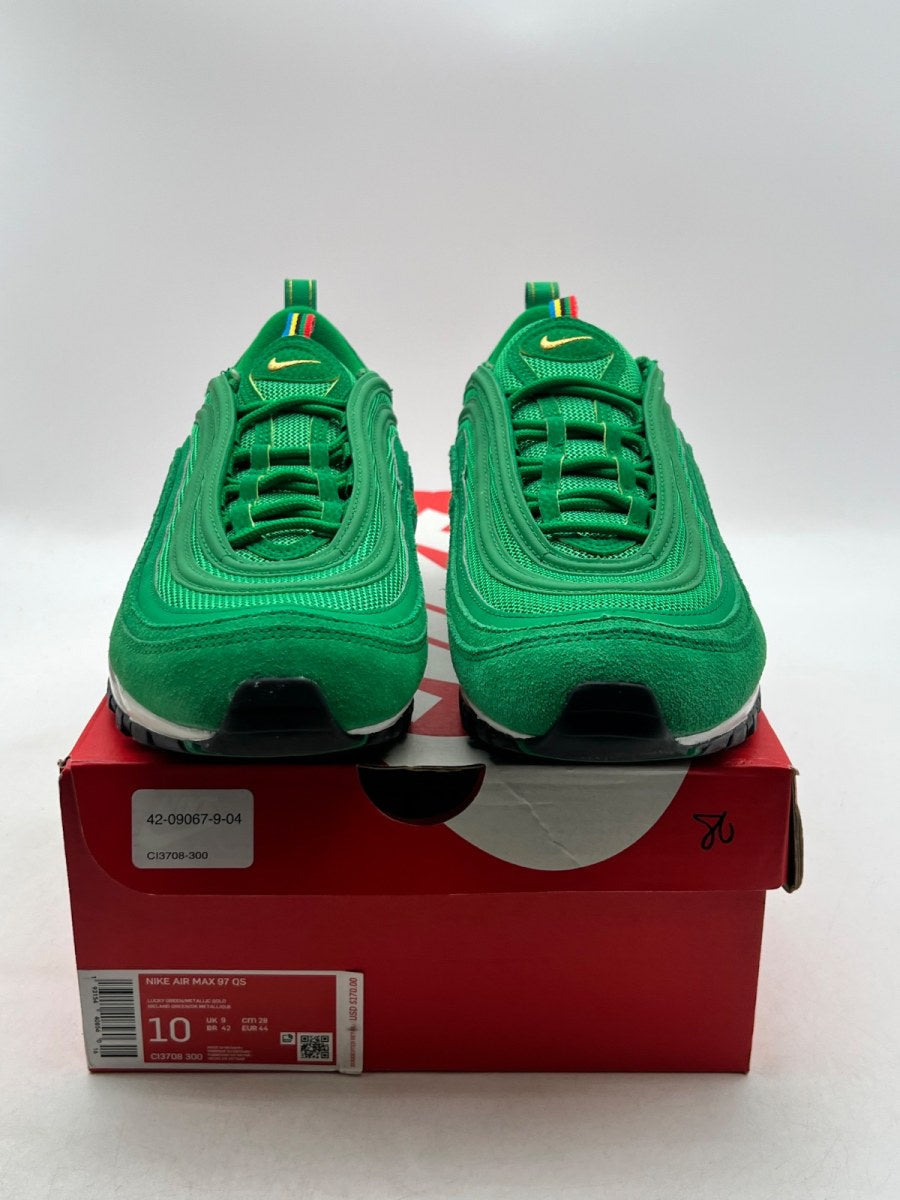 Nike Air Max 97 QS 'Olympic Rings - Green' 10 (Lightly Worn Pre-Owned)Nike - Image 2