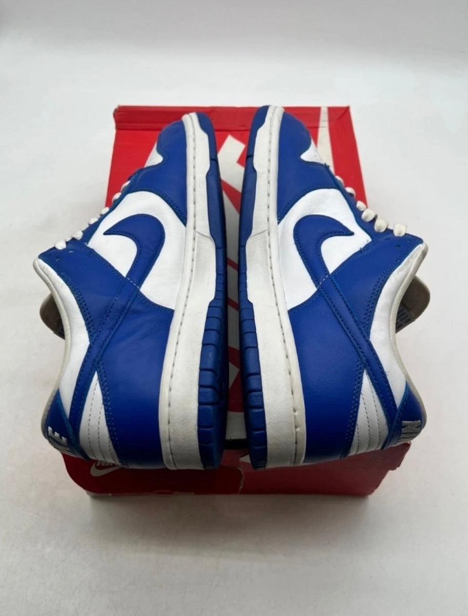 Nike Dunk Low SP Kentucky 10.5 (Heavily Worn Pre-Owned)NikeWhite/Varsity Royal - Image 7