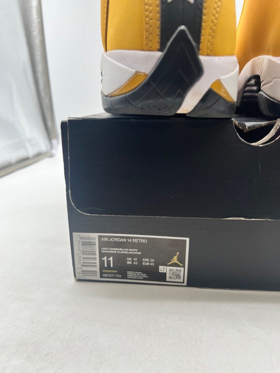 Jordan 14 Retro Light Ginger (2022) 11 (Lightly Worn Pre-Owned) - Image 6