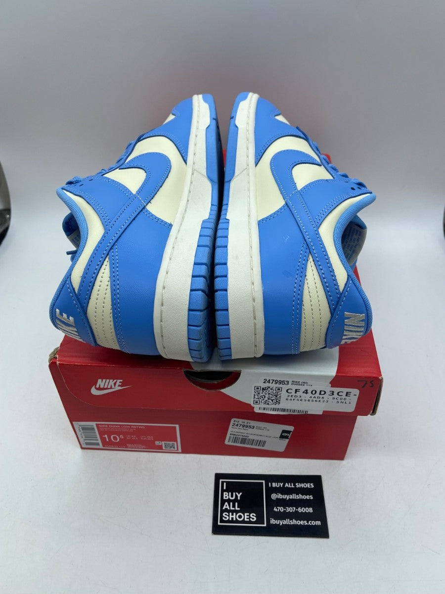 Nike Dunk Low Retro University Blue 10.5 (Moderately Worn Pre-Owned) - Image 6