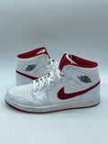 Jordan 1 Retro White Gym Red 13 (Moderately Worn Pre-Owned)JordanWhite/Black-Gym Red - Image 1