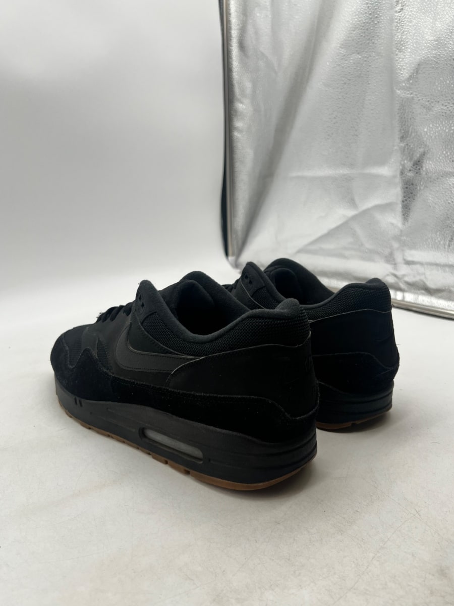 Nike Air Max 1 Black Gum 13 (Heavily Worn Pre-Owned)NikeBlack/Black-Gum Medium Brown-Black - Image 4