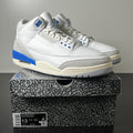 Jordan 3 Retro Lucky Shorts 13 (Lightly Worn Pre-Owned)JordanSummit White/Hydrogen Blue-Legend Blue-Photon Dust-Pure Platinum-Sail - Image 1