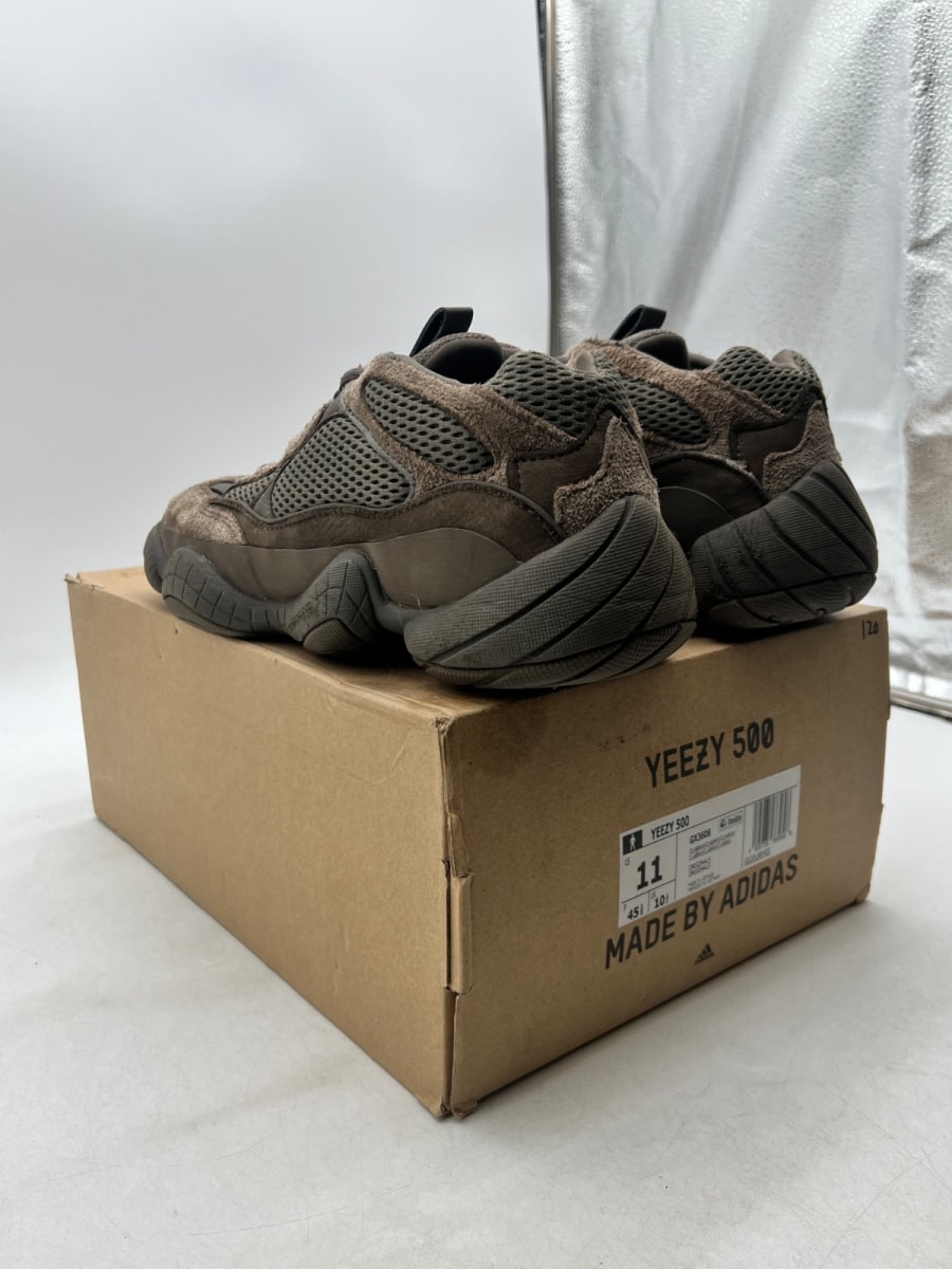 adidas Yeezy 500 Clay Brown 11 (Moderately Worn Pre-Owned) - Image 6