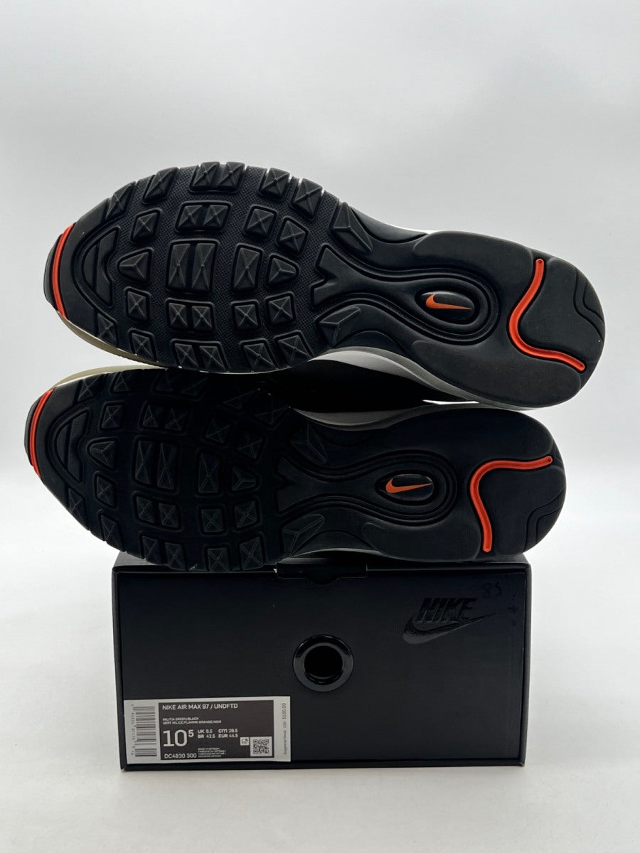 Nike Air Max 97 Undefeated Militia Green (2020) 10.5 (Lightly Worn Pre-Owned)NikeMilitia Green/Orange Blaze/White/Black - Image 8