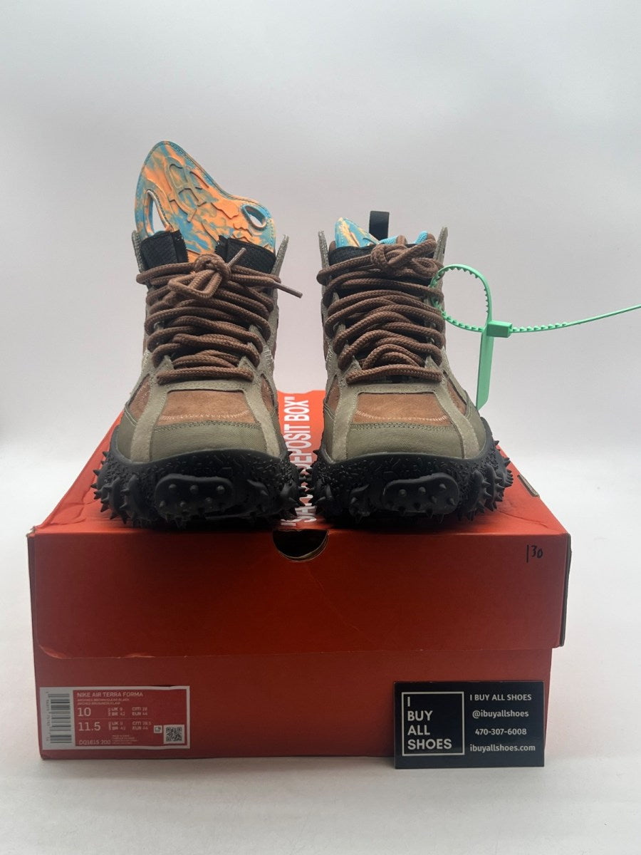 Nike Air Terra Forma Off-White Mantra Orange 10 (Lightly Worn Pre-Owned) - Image 2