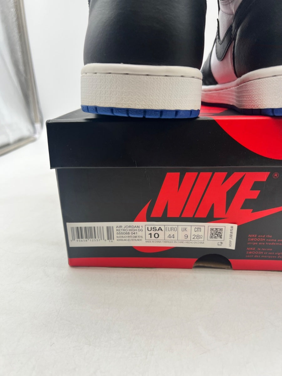 Jordan 1 Retro High Royal Toe 10 (Moderately Worn Pre-Owned) - Image 4