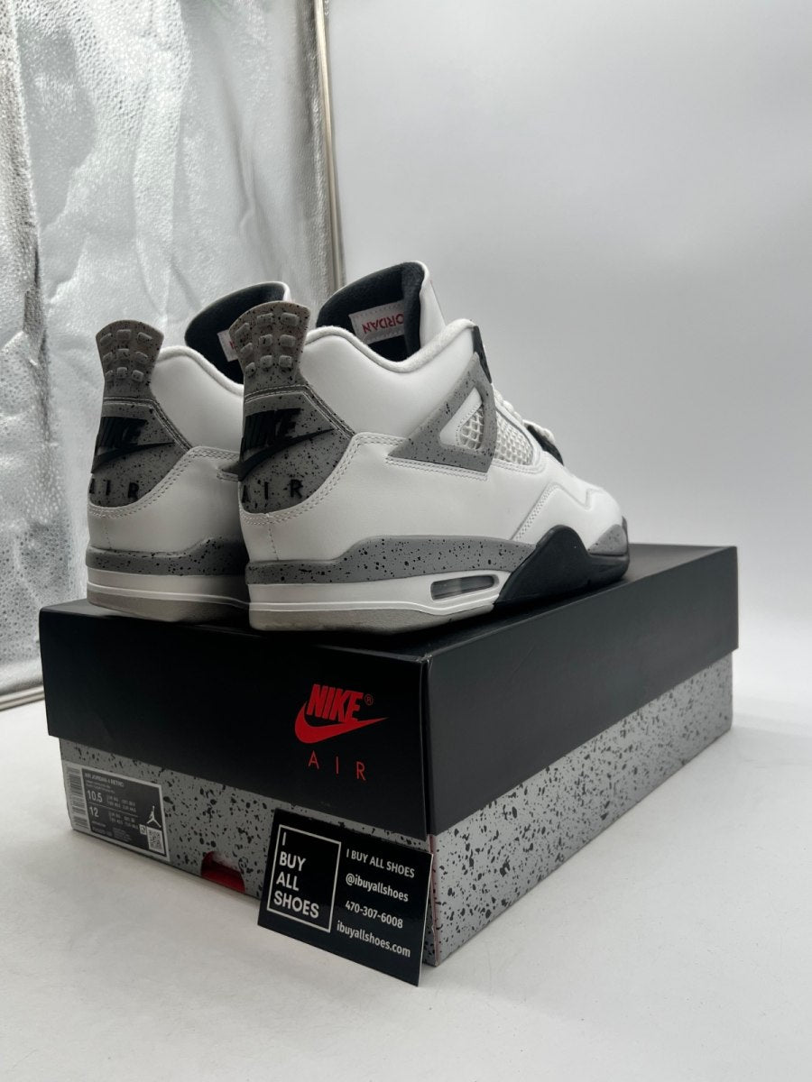 Jordan 4 Retro White Cement (2025) 10.5 (VNDS Pre-Owned) - Image 5