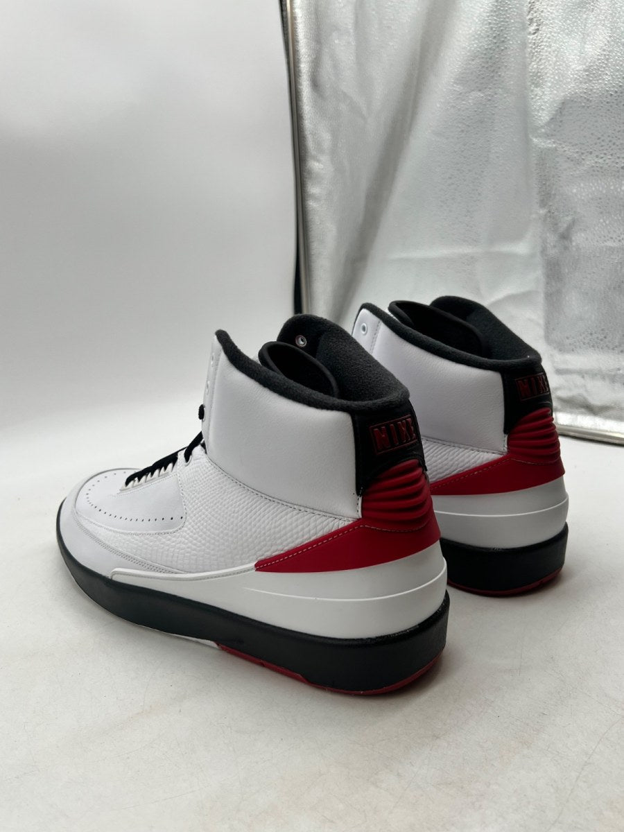 Jordan 2 Retro OG Chicago (2022) 14 (Lightly Worn Pre-Owned)JordanWhite/Varsity Red/Black - Image 4