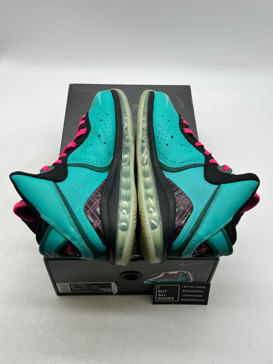 Nike LeBron 8 South Beach (2021) 9 (Lightly Worn Pre-Owned) - Image 8