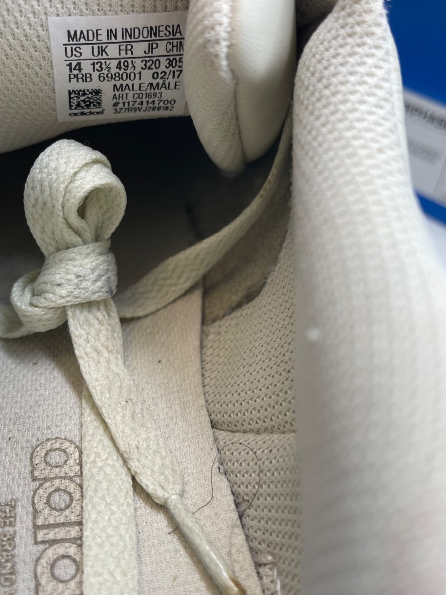 adidas Yeezy Powerphase Calabasas Core White 14 (Moderately Worn Pre-Owned) - Image 8