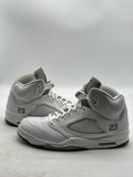 Jordan 5 Retro Metallic White (2015) 13 (Moderately Worn Pre-Owned)JordanWhite/Metallic Silver-Black - Image 1