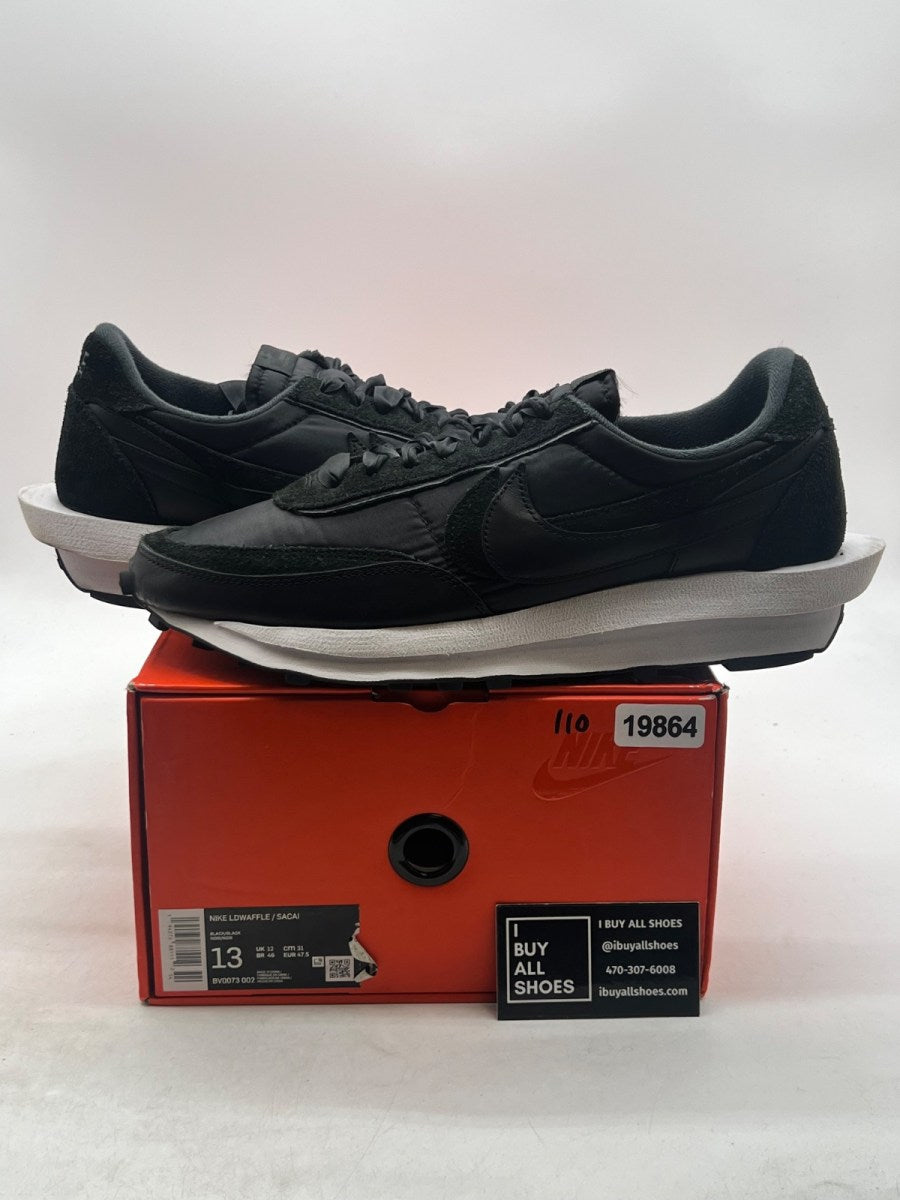 Nike LD Waffle sacai Black Nylon 13 (Lightly Worn Pre-Owned) - Image 1