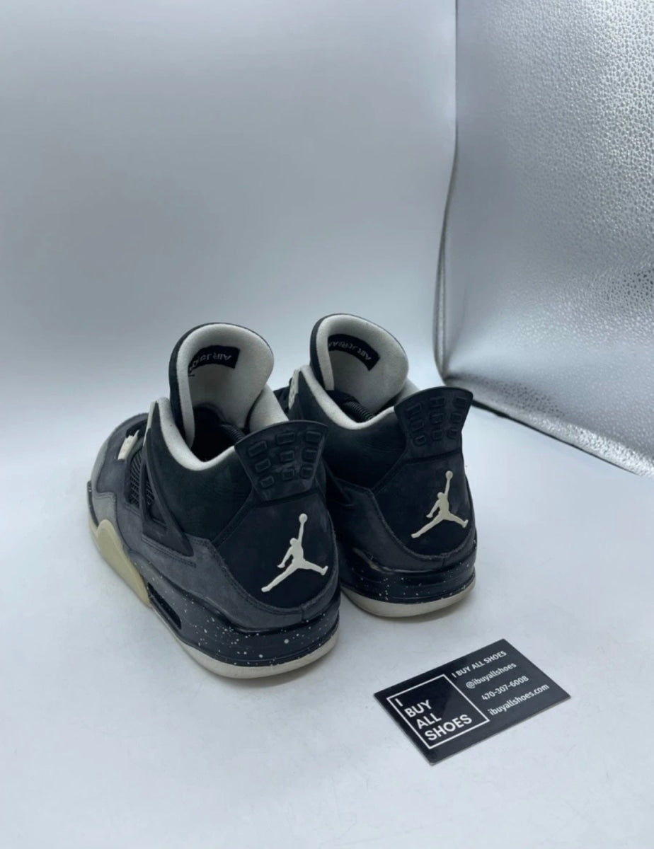 Jordan 4 Retro Fear Pack (2013) 11 (Heavily Worn Pre-Owned)JordanBlack/White-Cool Grey-Pure Platinum - Image 4