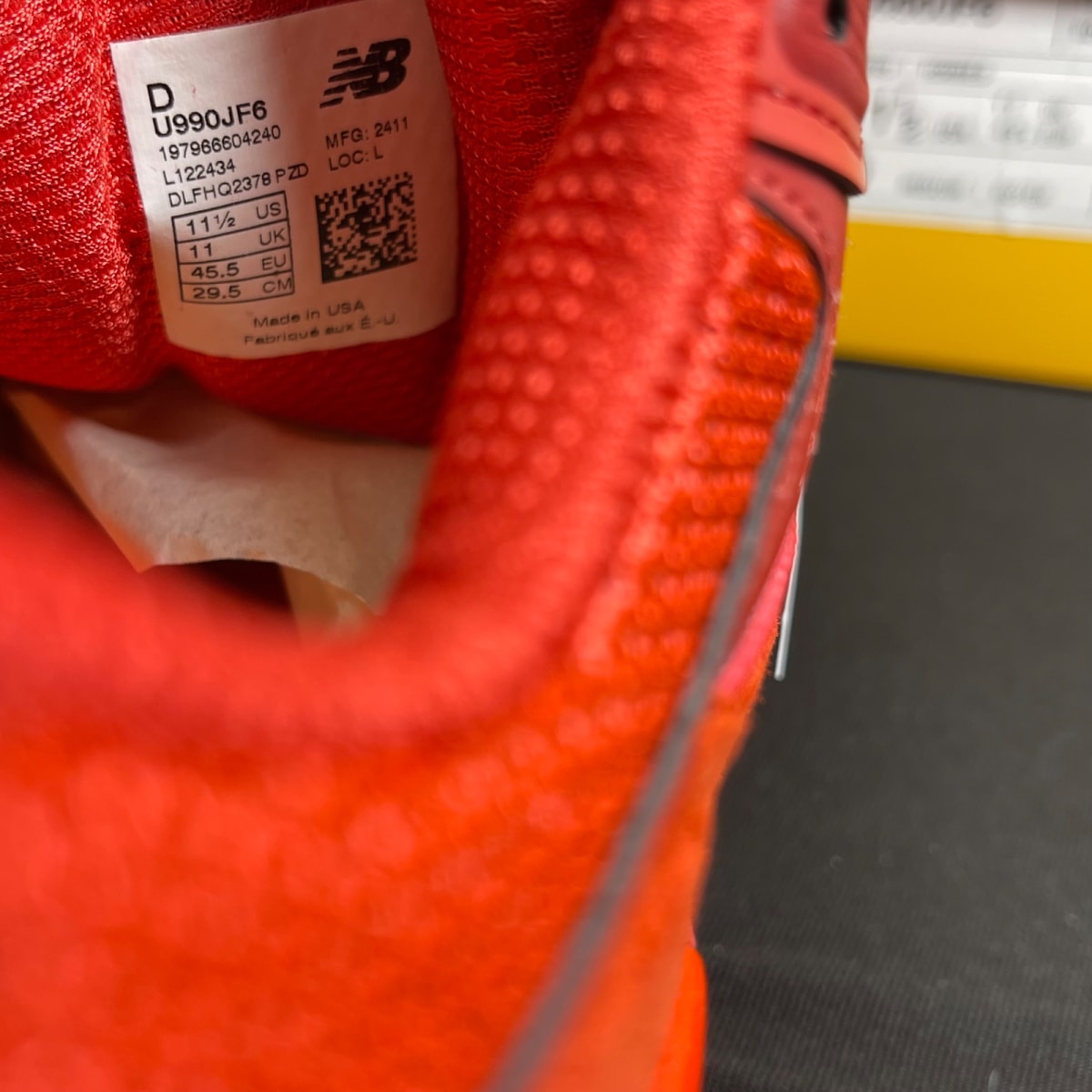 New Balance 990v6 MiUSA Joe Freshgoods Paris Red (Size 11.5) - Image 6