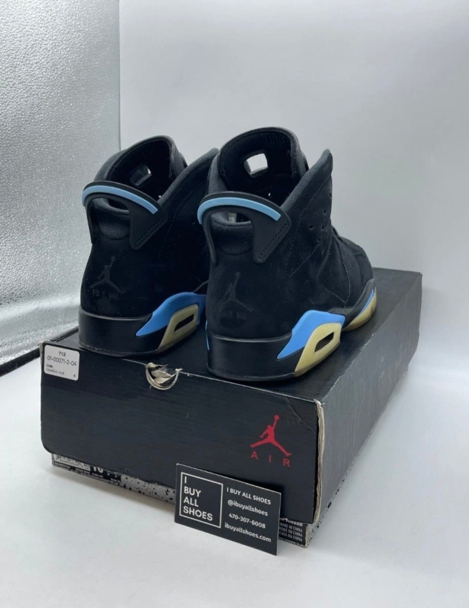 Jordan 6 Retro UNC 10 (Moderately Worn Pre-Owned)JordanBlack/University Blue - Image 5