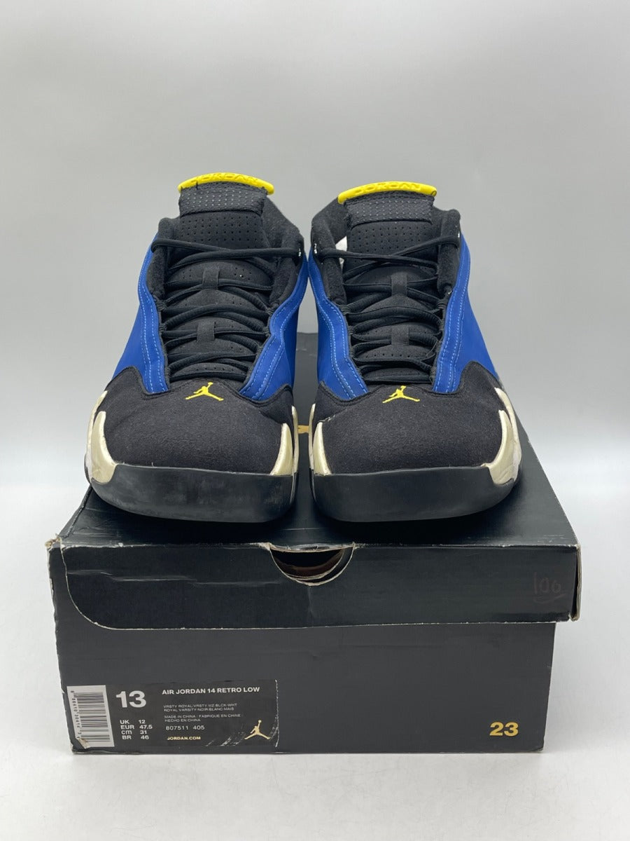 Jordan 14 Retro Low Laney (2015) 13 (Moderately Worn Pre-Owned) - Image 2