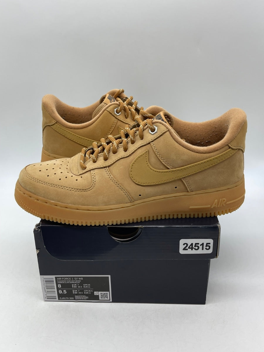 Nike Air Force 1 Low Flax Wheat 8 (Moderately Worn Pre-Owned)NikeFlax/Gum/Light Brown/Black/Wheat - Image 1