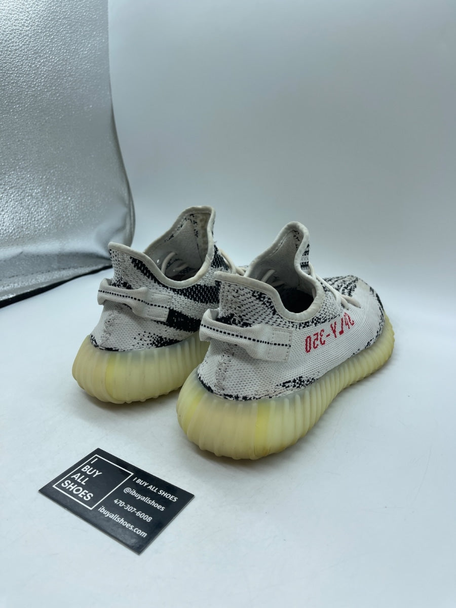 adidas Yeezy Boost 350 V2 Zebra 10 (Heavily Worn Pre-Owned) - Image 5