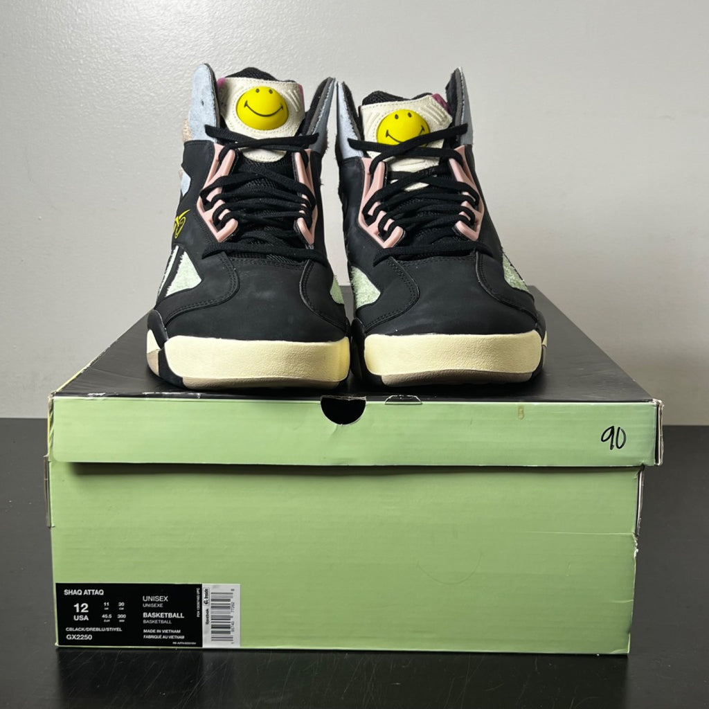 Smiley x Reebok Shaq Attaq '50th Anniversary' 12 (Lightly Worn Pre-Owned)Reebok - Image 2
