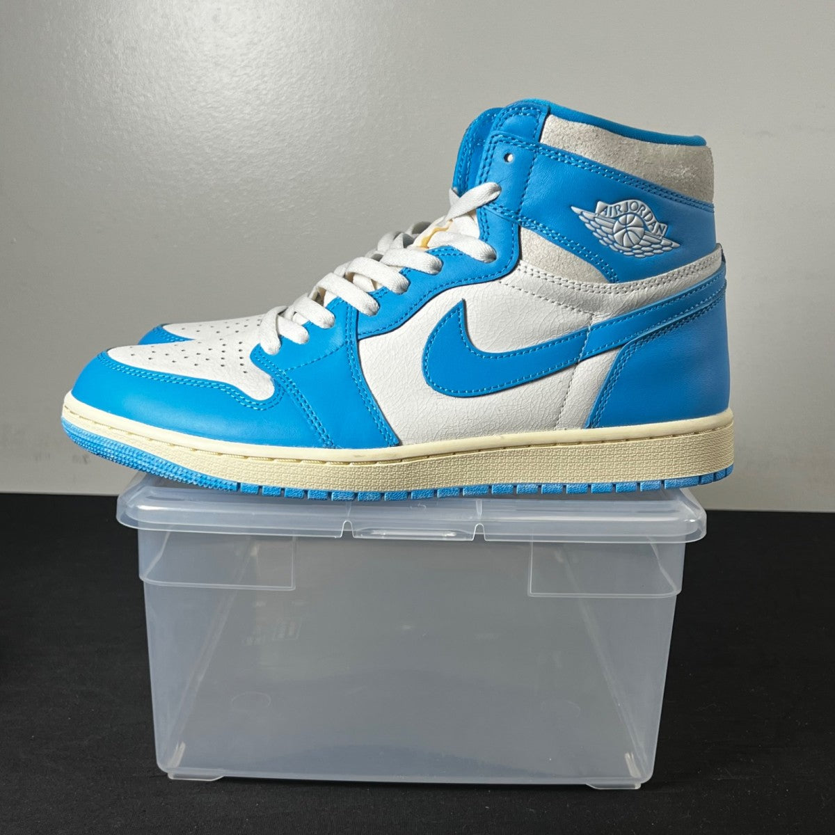 Jordan 1 Retro High OG UNC Reimagined 11 (New Pre-Owned)JordanDark Powder Blue/Dark Powder Blue-Sail - Image 3