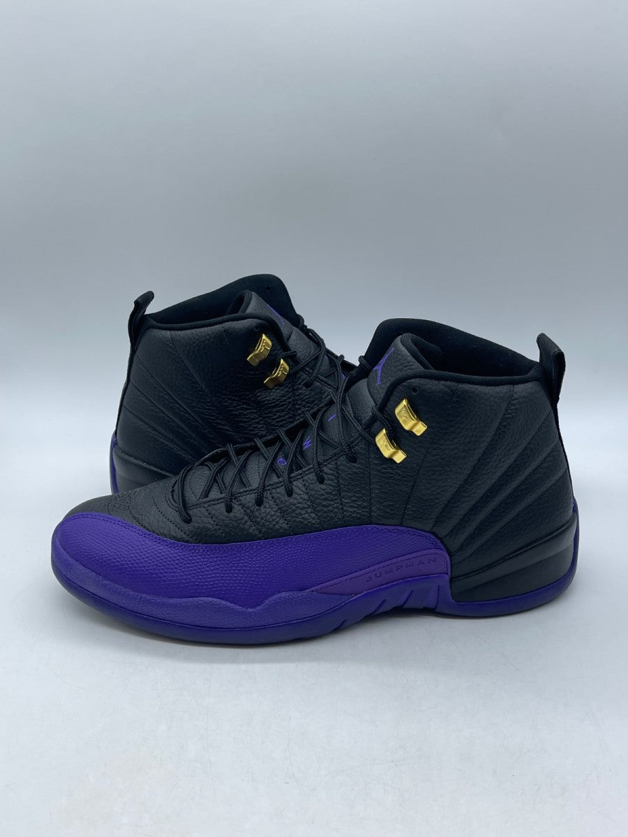 Jordan 12 Retro Field Purple 14 (Moderately Worn Pre-Owned)JordanBlack/Field Purple/Taxi - Image 1