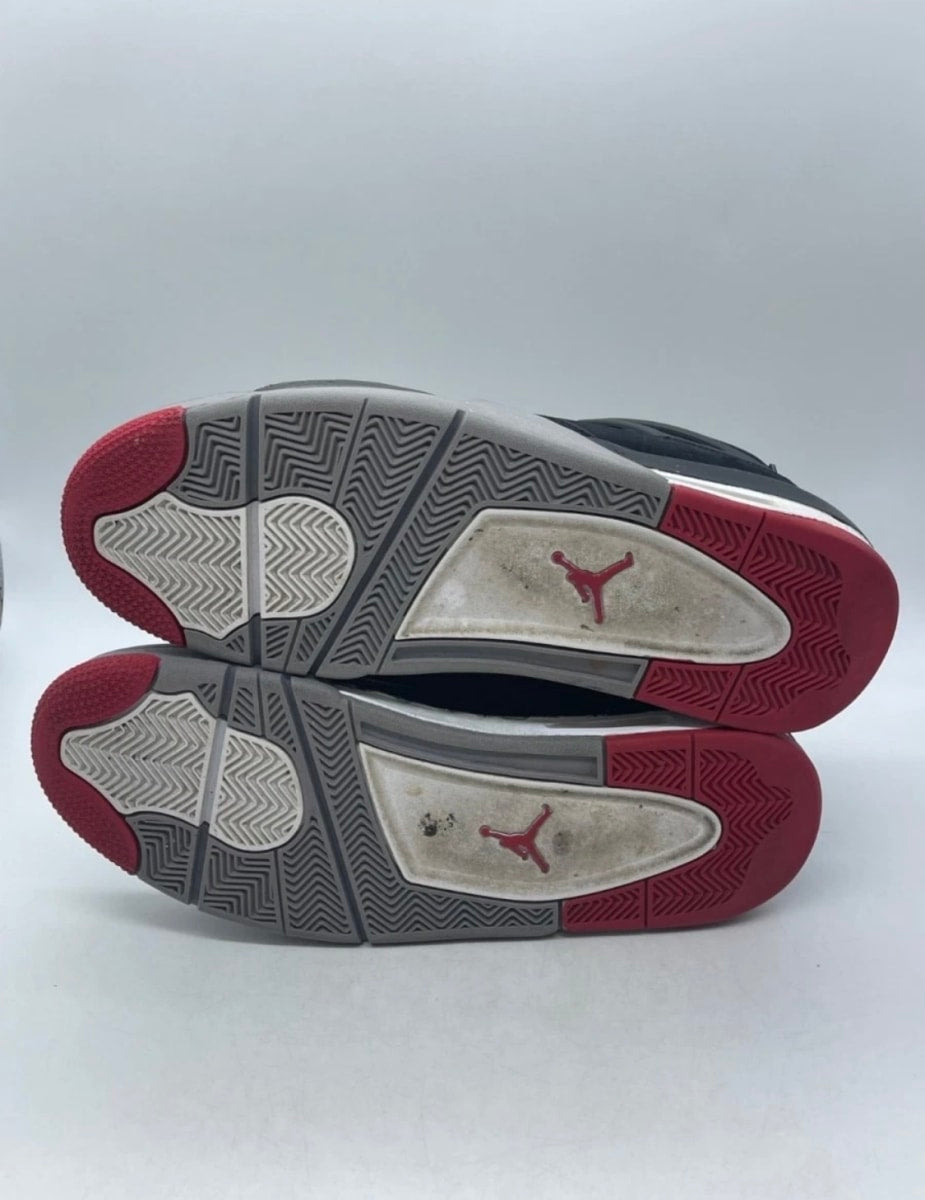 Jordan 4 Retro Black Cement (2012) 14 (Moderately Worn Pre-Owned)JordanBlack/Fire Red-Cement Grey - Image 7